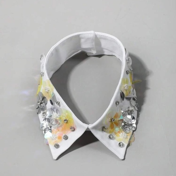 🌻
 Embellished Dickey Collar 💎 - Picture 2 of 5